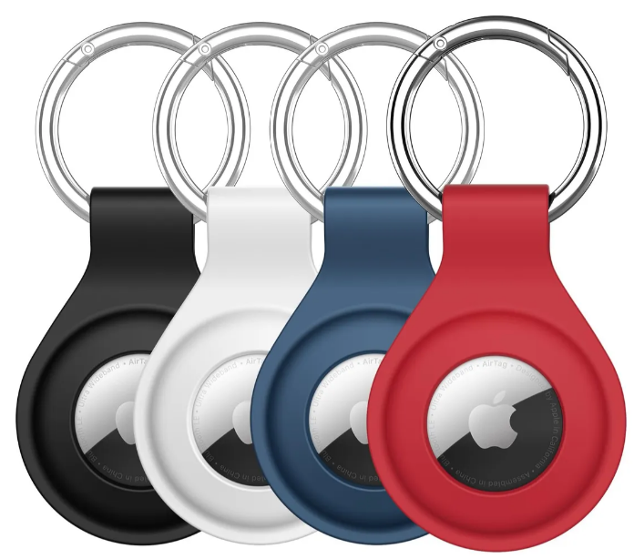 Foto 2 pulgar | Xtellar Set De 4 Fundas Protectoras De Silicona Para Apple Airtag, Resistentes Y Elegantes