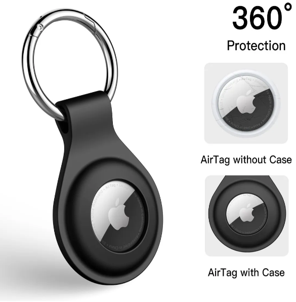 Foto 4 pulgar | Xtellar Set De 4 Fundas Protectoras De Silicona Para Apple Airtag, Resistentes Y Elegantes