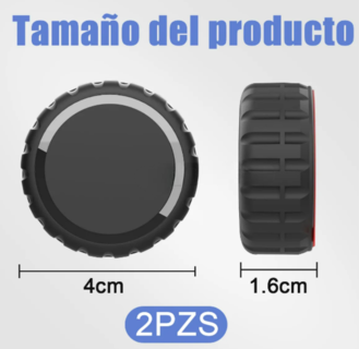Foto 2 | Xtellar Fundas De Lujo Protectores De Pc Resistentes Al Agua Para Apple Airtag (2 Piezas)