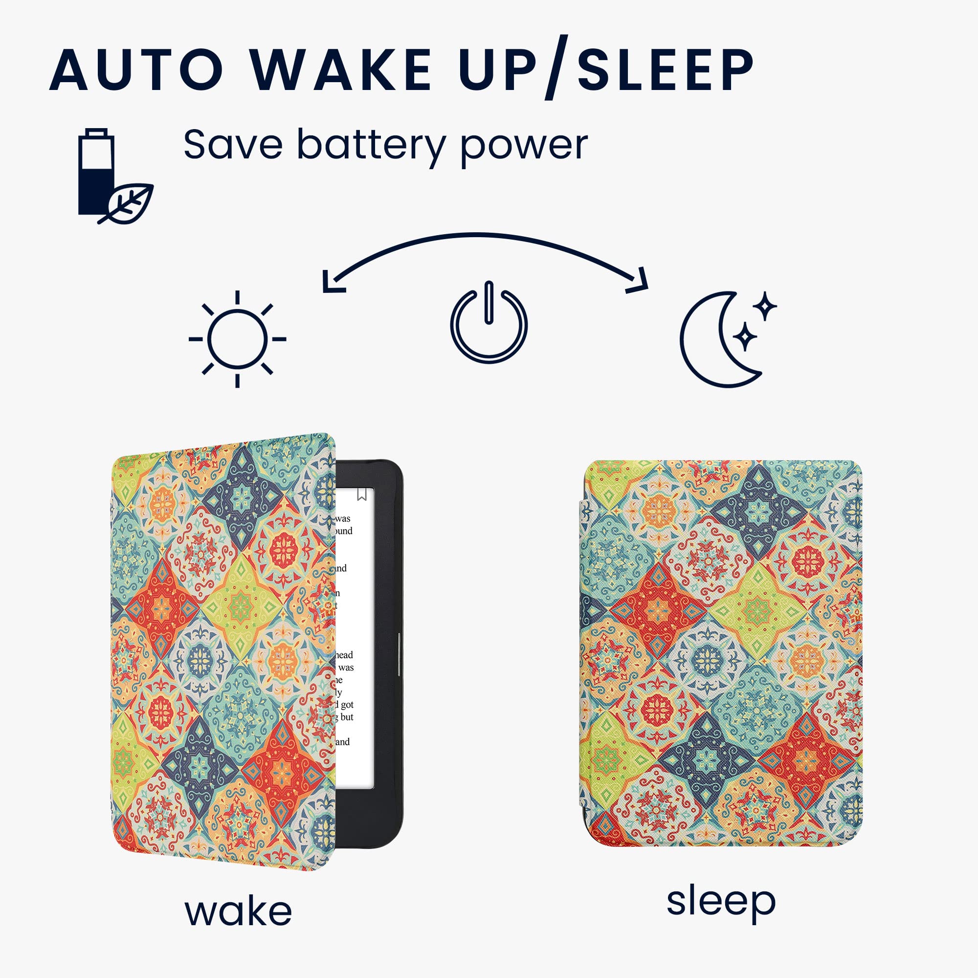 Foto 4 pulgar | Funda Para Lector Electrónico Kwmobile Compatible Con Kobo Clara 2e/tolino Shine 4 - Venta Internacional.