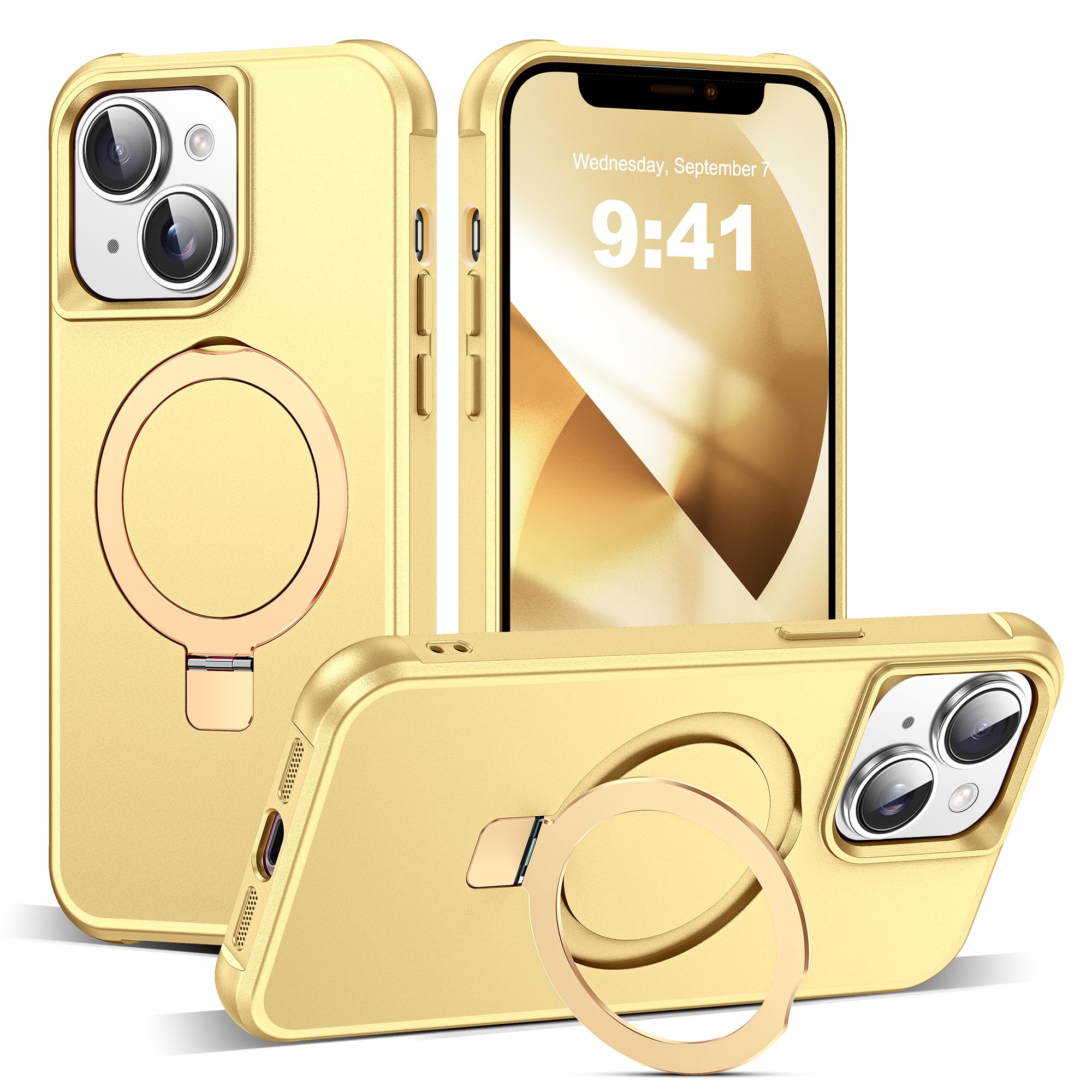 Funda De Teléfono Tianli Para Iphone 13/14 De 6.1 Pulgadas Con Soporte De Anillo Magnético - Venta Internacional.