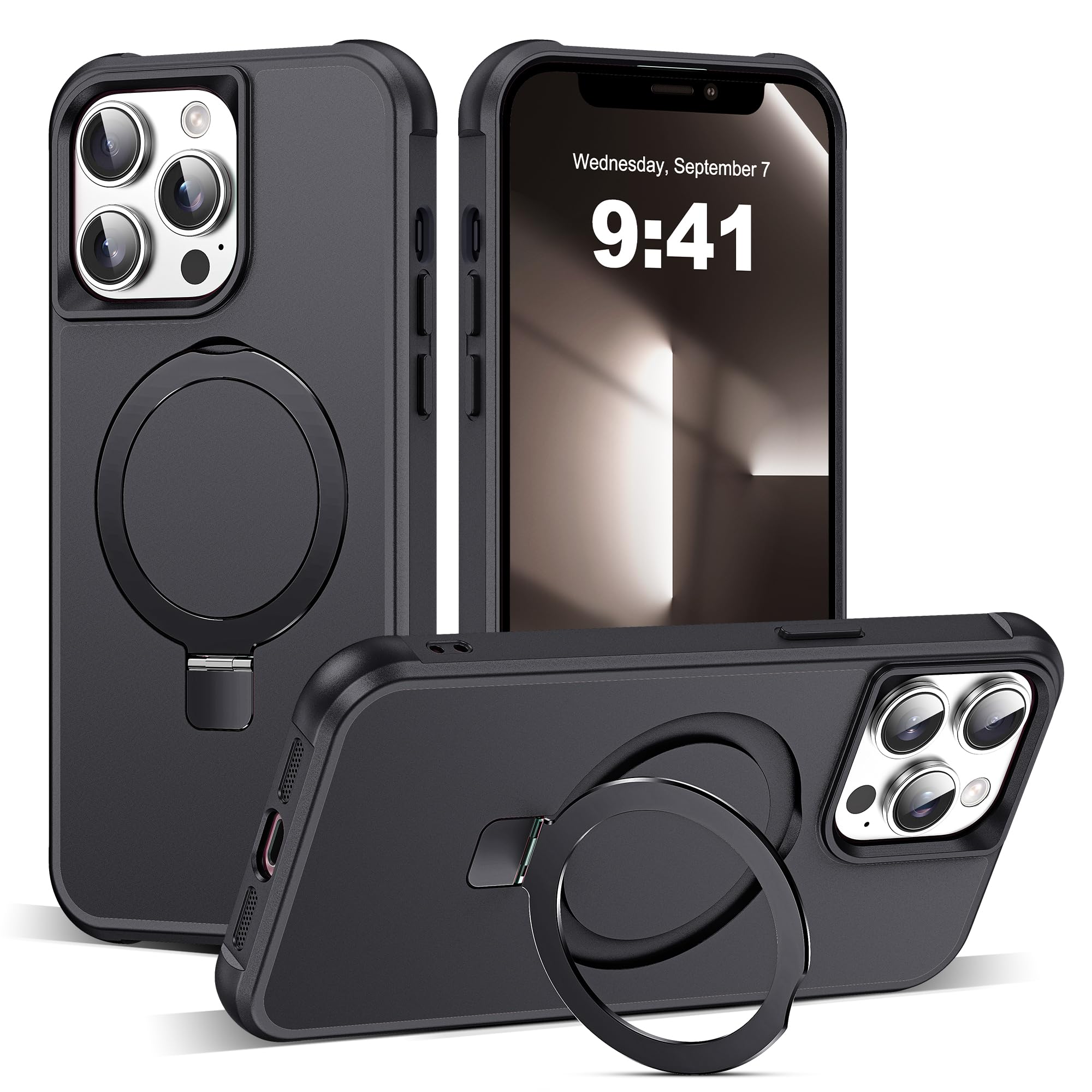 Foto 2 pulgar | Funda Tianli Para Iphone 13 Pro Con Soporte Magnético Invisible - Venta Internacional.