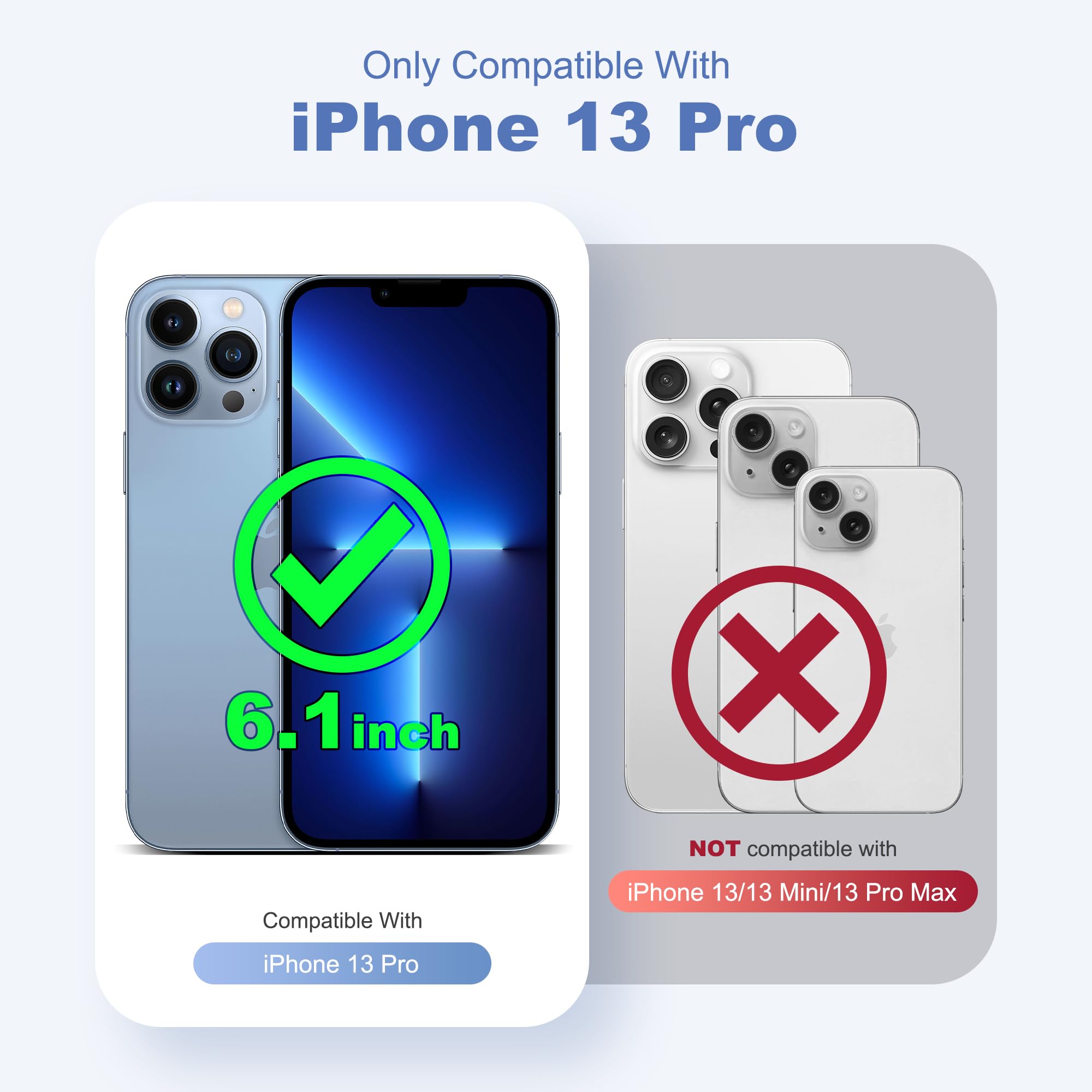 Foto 3 pulgar | Funda Tianli Para Iphone 13 Pro Con Soporte Magnético Invisible - Venta Internacional.