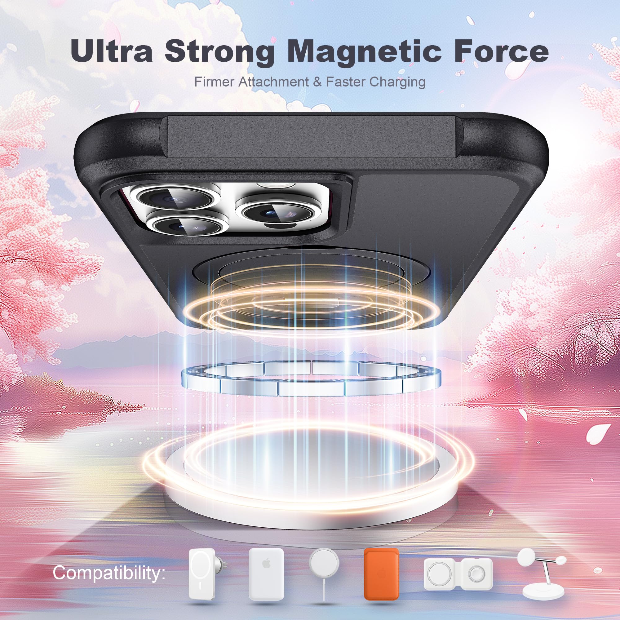 Foto 5 pulgar | Funda Tianli Para Iphone 13 Pro Con Soporte Magnético Invisible - Venta Internacional.