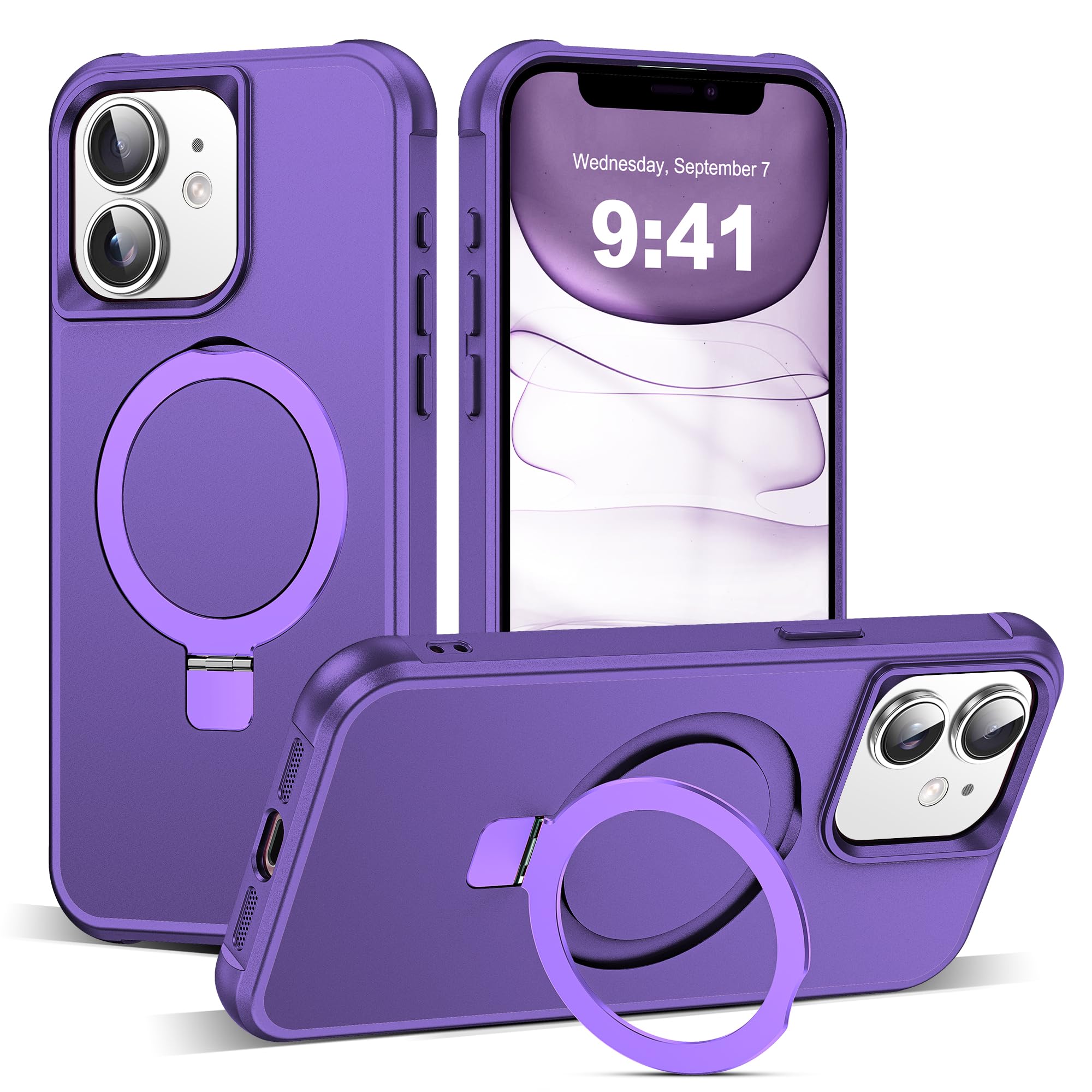 Funda De Teléfono Tianli Diseñada Para Iphone 11 De 6.1 Pulgadas Con Soporte Anular - Venta Internacional.