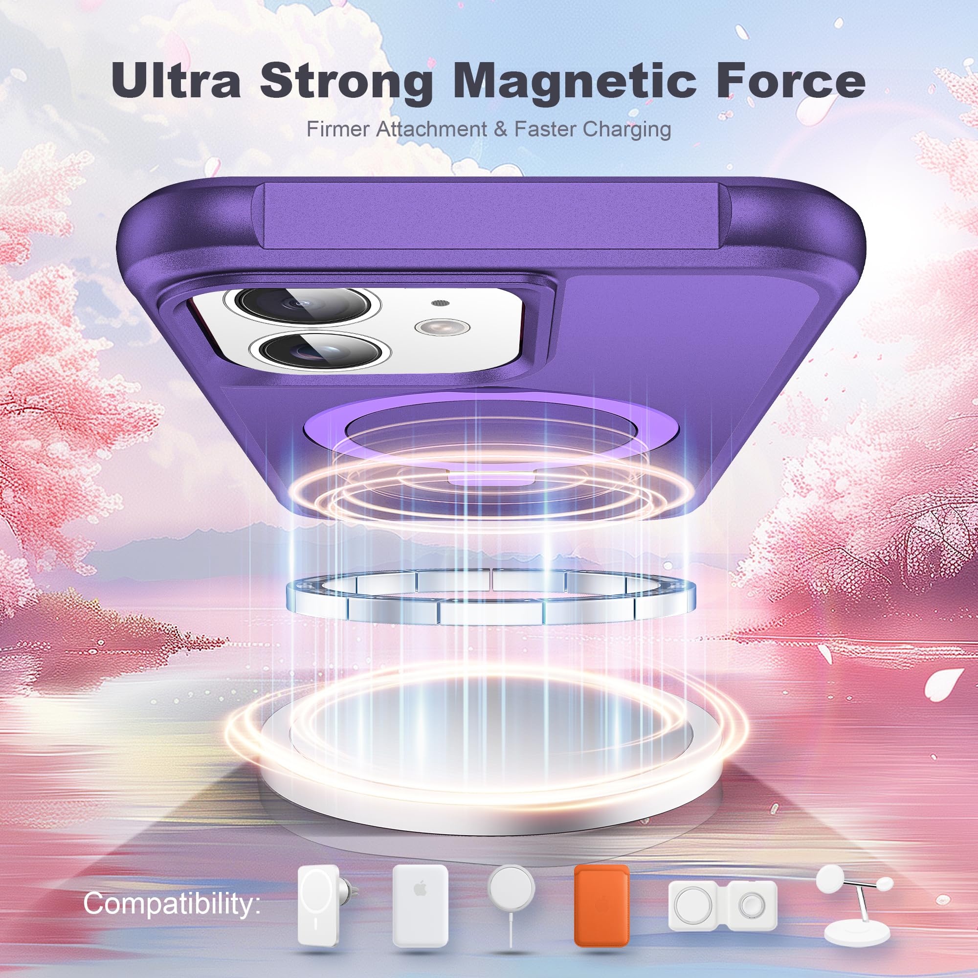 Foto 5 pulgar | Funda De Teléfono Tianli Diseñada Para Iphone 11 De 6.1 Pulgadas Con Soporte Anular - Venta Internacional.
