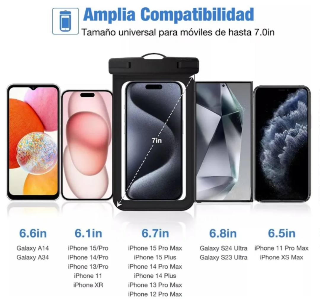 Foto 5 pulgar | Paquete De 2 Fundas Xtellar Impermeables Premium Para Teléfonos Inteligentes