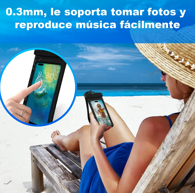 Foto 5 pulgar | Xtellar Protección Premium 2pcs - Bolsa Para Teléfono Impermeable Y Universal