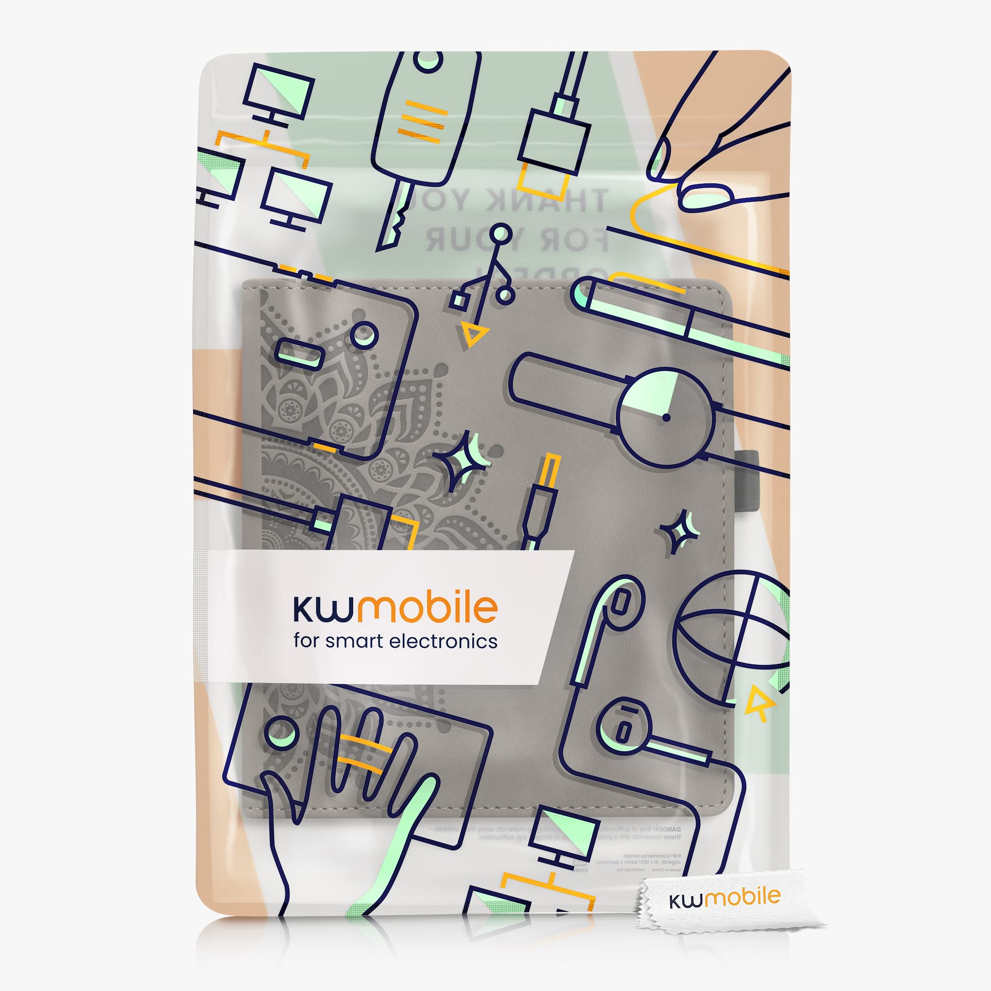 Foto 8 pulgar | Funda Kwmobile Compatible Con Amazon Kindle Oasis 10ª Generación - Venta Internacional.