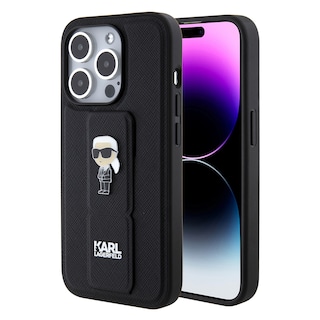 Foto 2 | Funda Original Karl Stand Karl Iphone 15 Pro Negro