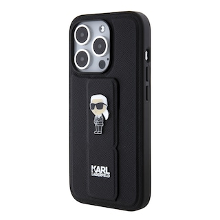 Foto 3 | Funda Original Karl Stand Karl Iphone 15 Pro Negro