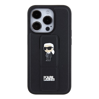 Foto 4 | Funda Original Karl Stand Karl Iphone 15 Pro Negro