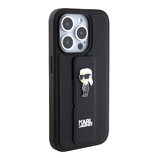 Foto 5 | Funda Original Karl Stand Karl Iphone 15 Pro Negro