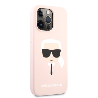 Foto 4 | Funda Original Karl Silicon Cabeza Iphone 13 Pro Max Rosa