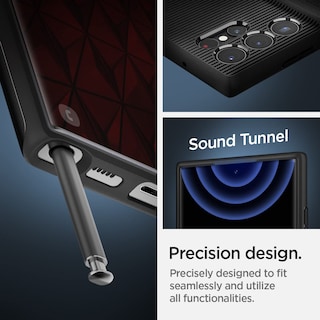 Foto 6 | Funda Spigen Slim Armor Cs Para Galaxy S22 Ultra Color Negro - Venta Internacional.