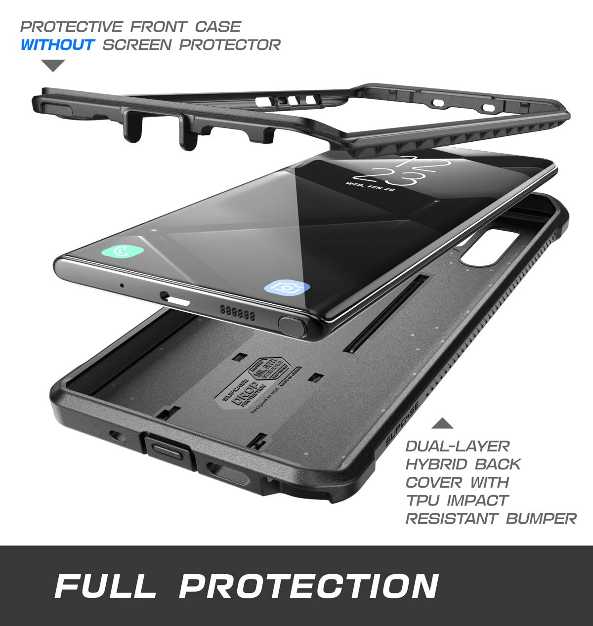 Foto 5 pulgar | Funda De Teléfono Supcase Unicorn Beetle Pro Para Samsung Galaxy Note 10 Plus/note 10 Plus 5g - Venta Internacional.