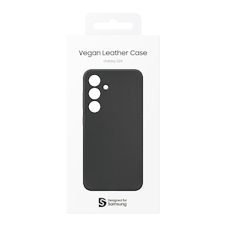 Foto 7 | Funda Para Teléfono Samsung Galaxy S24 De Piel Vegana Negra - Venta Internacional.