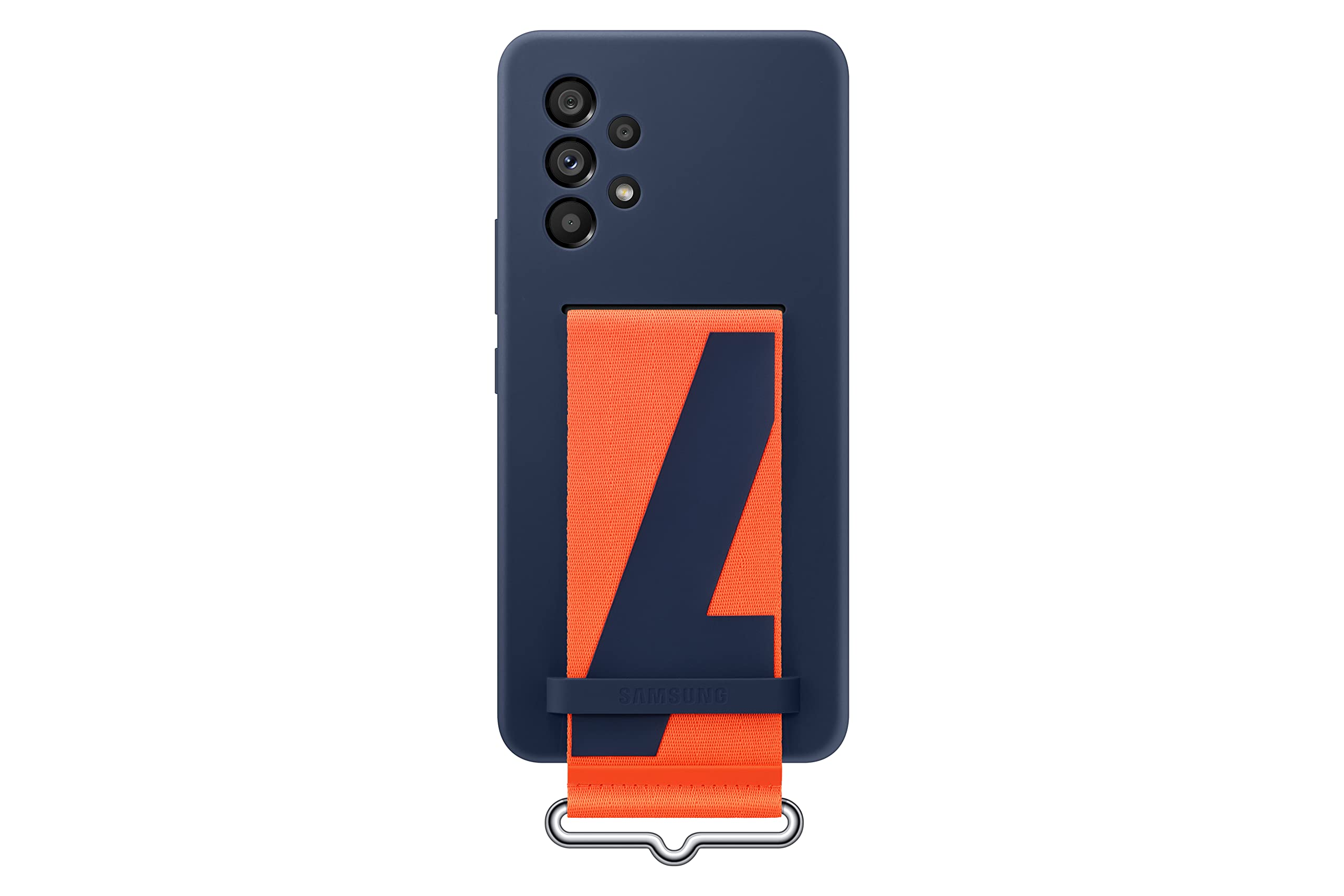 Funda De Silicona Para Samsung Galaxy A53 5g Con Correa  Color Azul Marino - Venta Internacional.