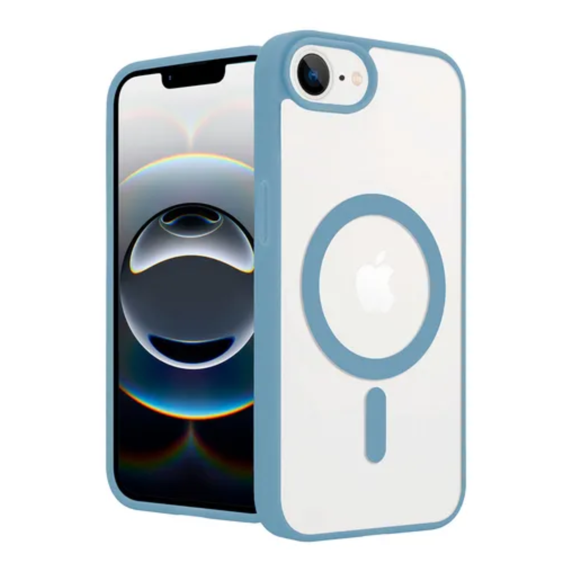 Foto 2 pulgar | Mr. Gadgets Funda Transparente Color Compatible Con Magsafe Silicona Acrilico Clear Color Case Carcasa Para Iphone