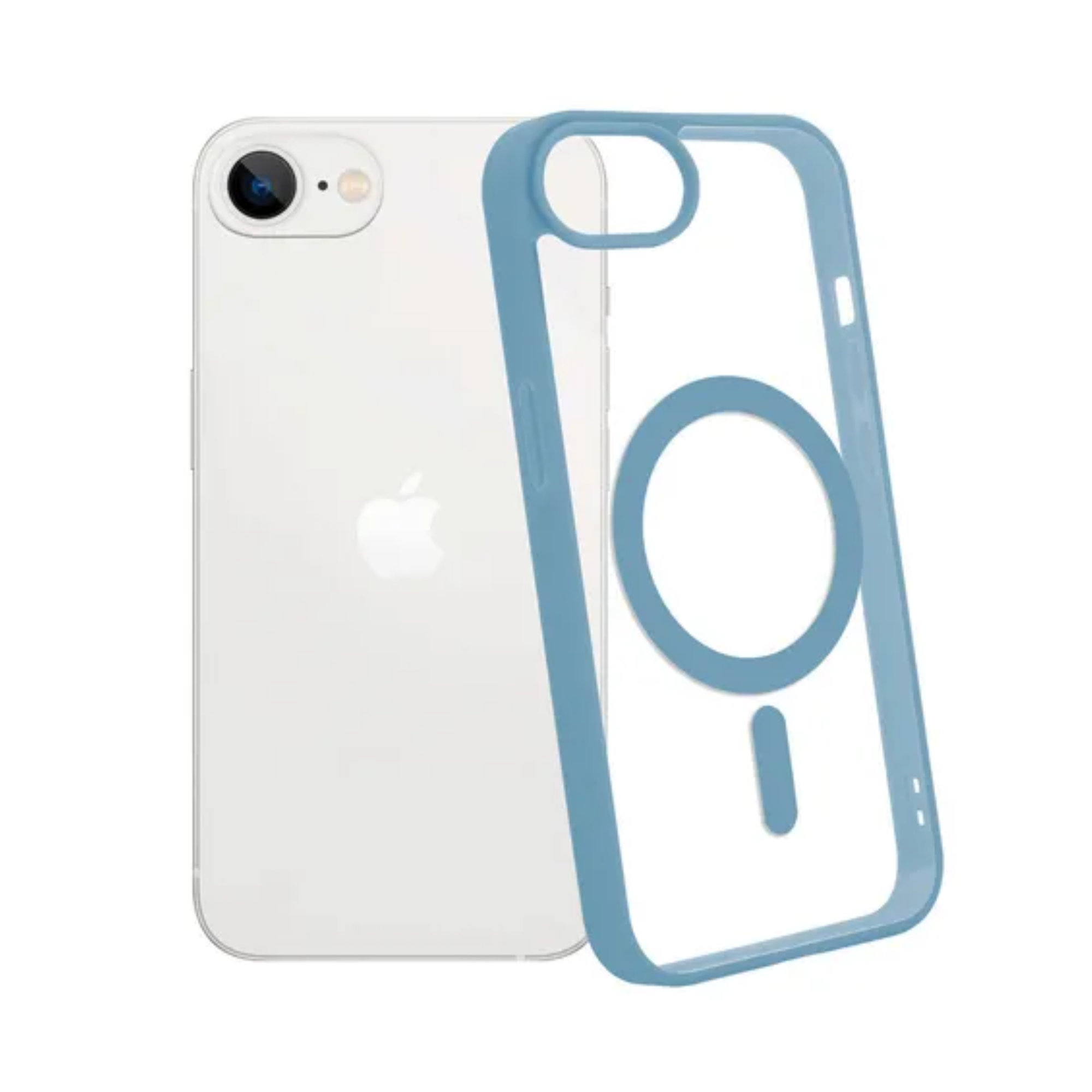 Foto 5 pulgar | Mr. Gadgets Funda Transparente Color Compatible Con Magsafe Silicona Acrilico Clear Color Case Carcasa Para Iphone