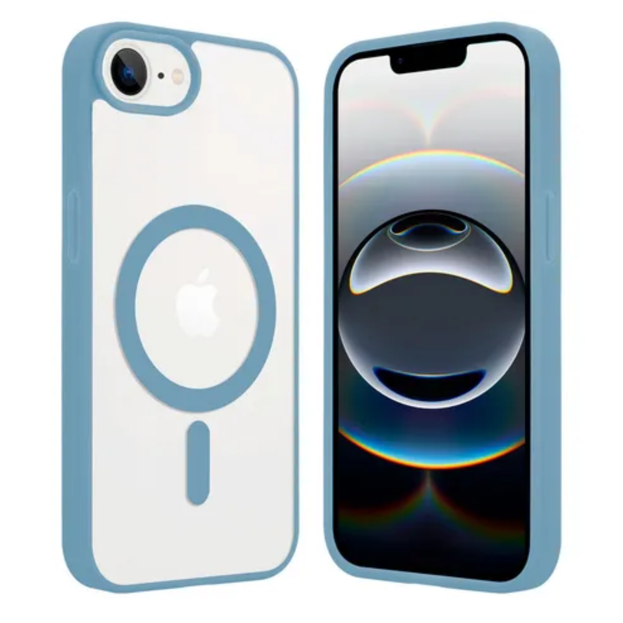 Foto 6 | Mr. Gadgets Funda Transparente Color Compatible Con Magsafe Silicona Acrilico Clear Color Case Carcasa Para Iphone