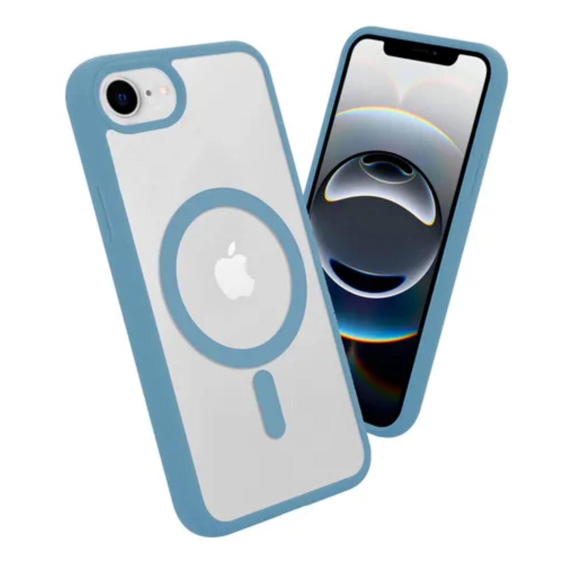 Foto 8 pulgar | Mr. Gadgets Funda Transparente Color Compatible Con Magsafe Silicona Acrilico Clear Color Case Carcasa Para Iphone