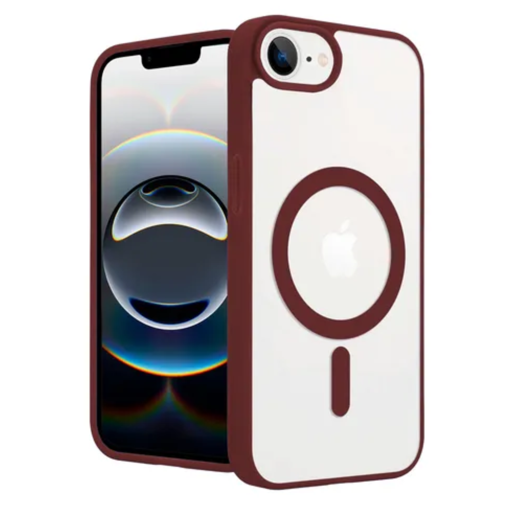 Foto 2 pulgar | Mr. Gadgets Funda Transparente Color Compatible Con Magsafe Silicona Acrilico Clear Color Case Carcasa Para Iphone 16e