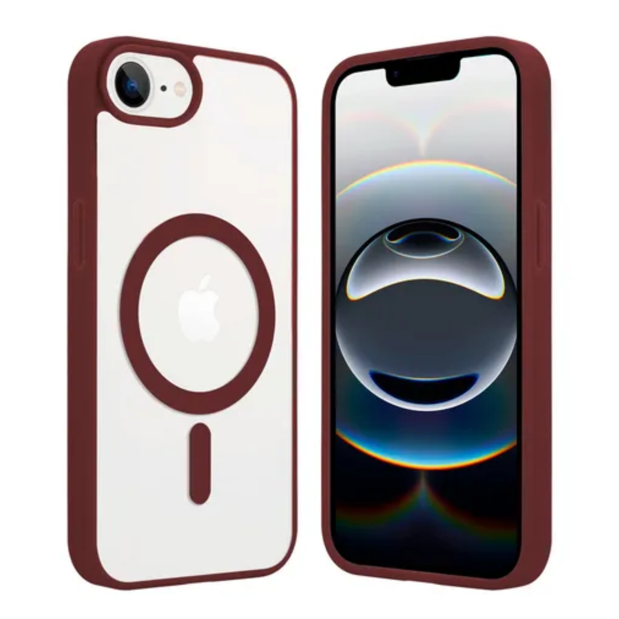 Foto 4 pulgar | Mr. Gadgets Funda Transparente Color Compatible Con Magsafe Silicona Acrilico Clear Color Case Carcasa Para Iphone 16e