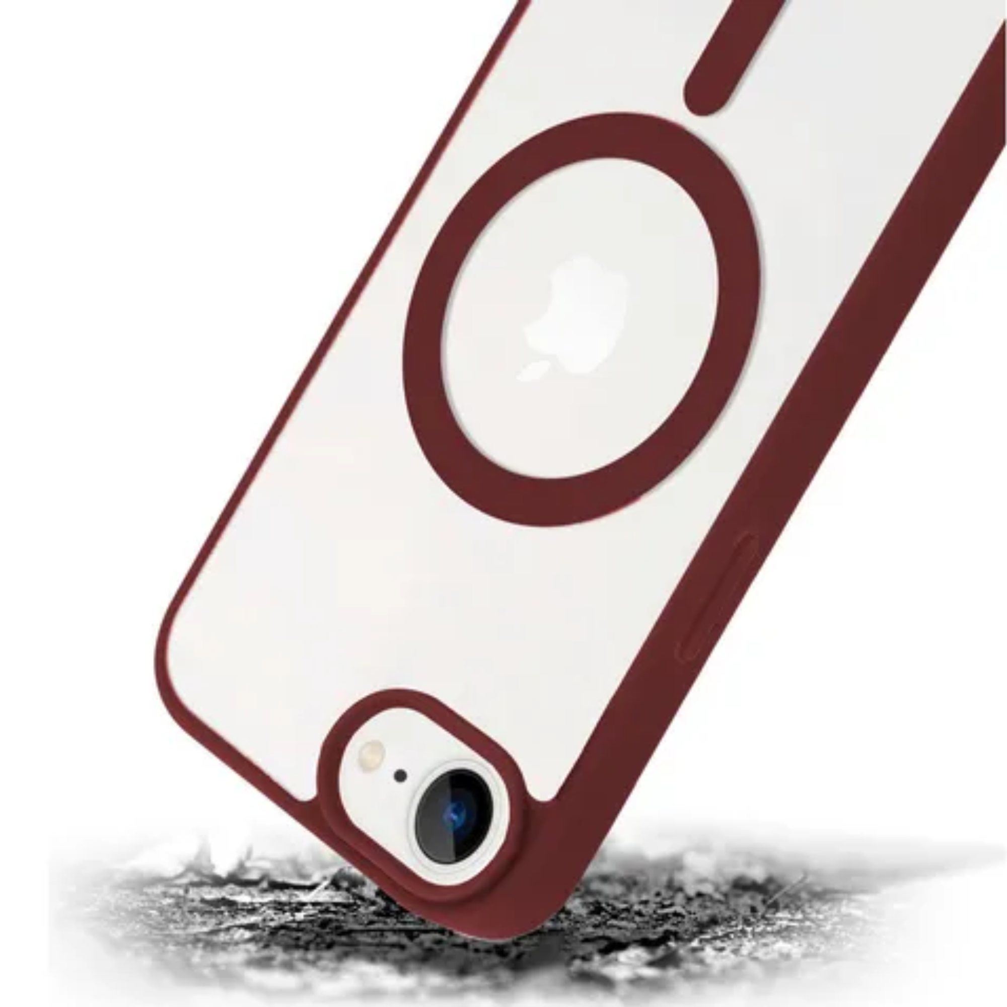 Foto 6 pulgar | Mr. Gadgets Funda Transparente Color Compatible Con Magsafe Silicona Acrilico Clear Color Case Carcasa Para Iphone 16e