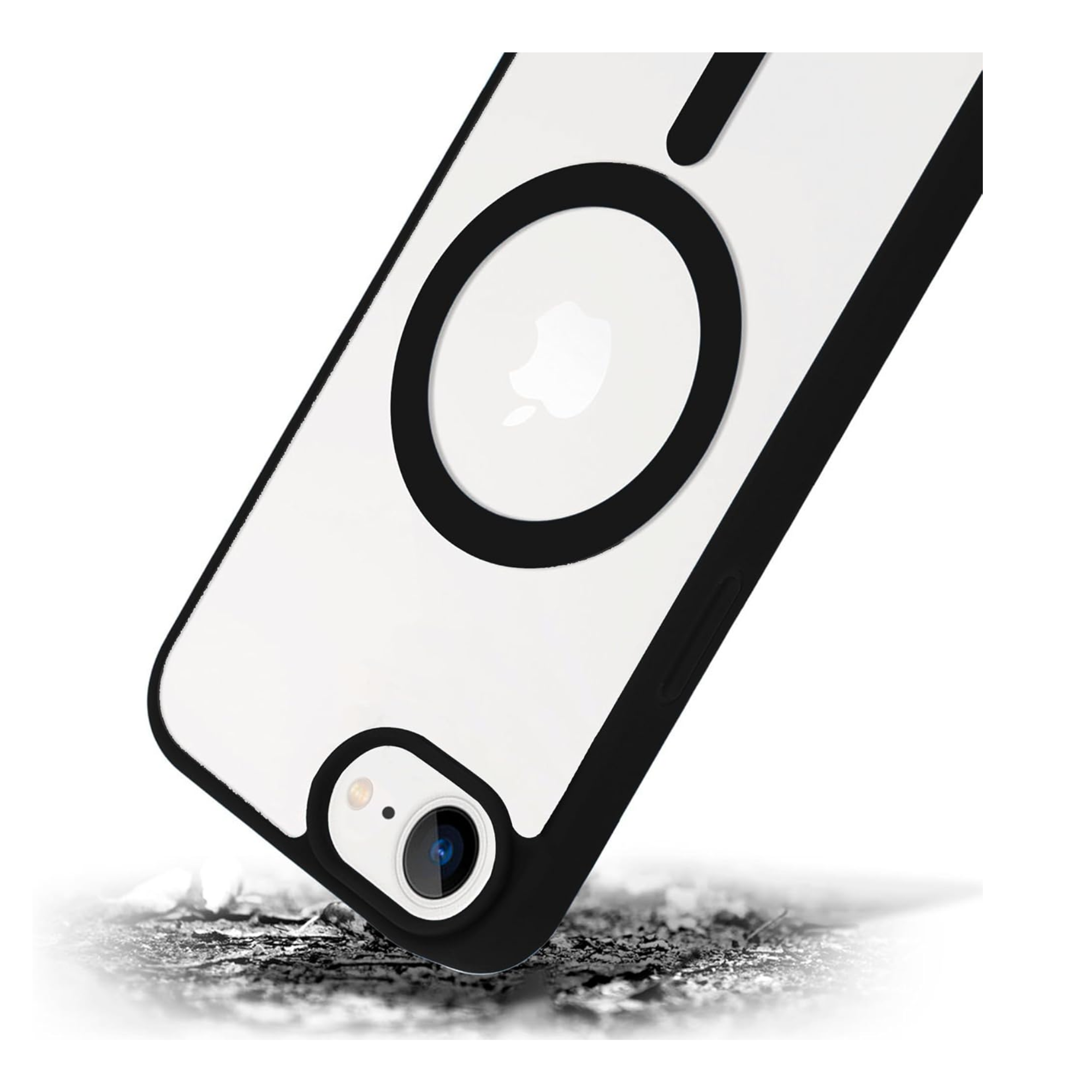 Foto 4 | Mr. Gadgets Funda Para Iphone 16e Clear Case Compatible Con Carga Inalámbrica De Uso Rudo  Diseño Con Bordes De Silico