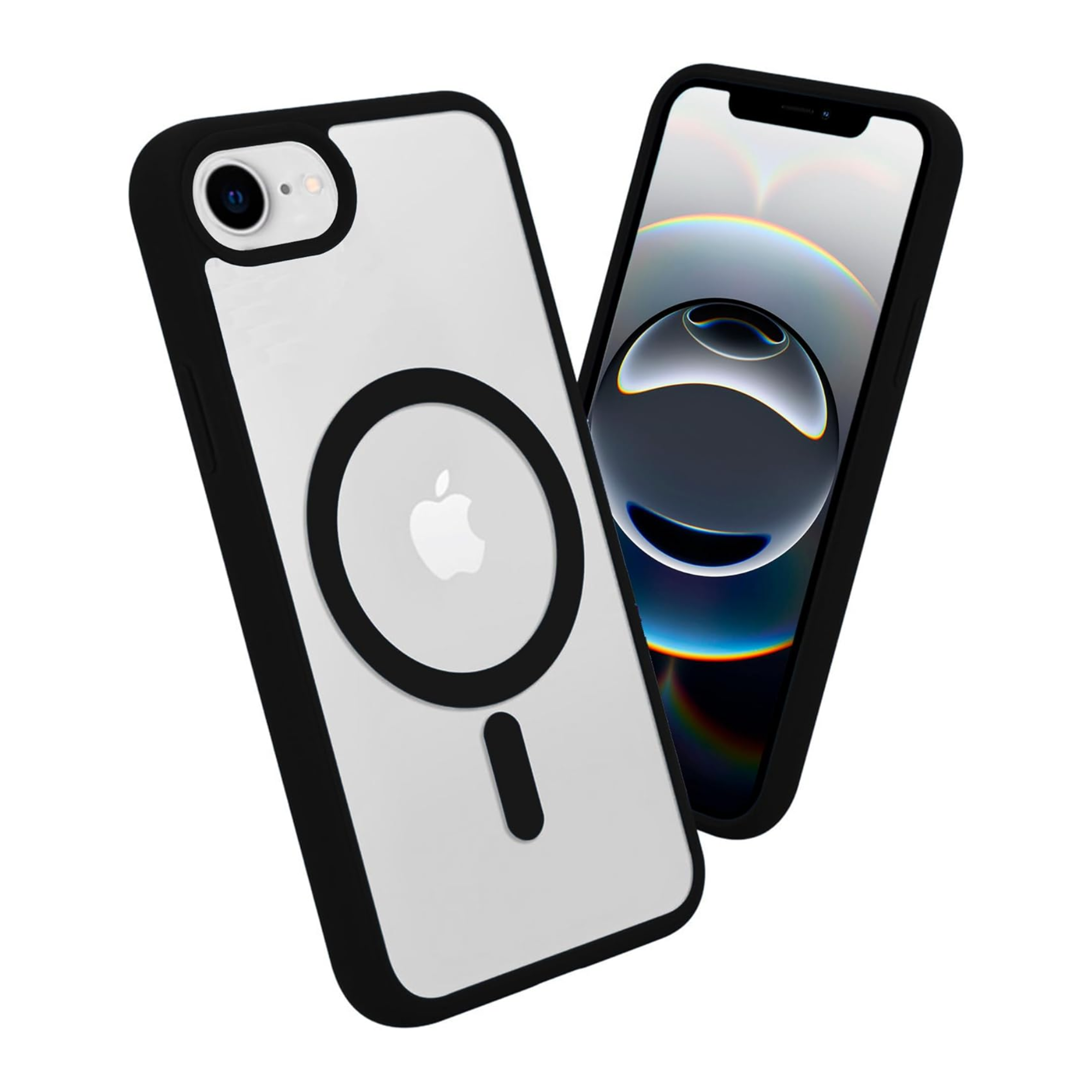Foto 5 | Mr. Gadgets Funda Para Iphone 16e Clear Case Compatible Con Carga Inalámbrica De Uso Rudo  Diseño Con Bordes De Silico