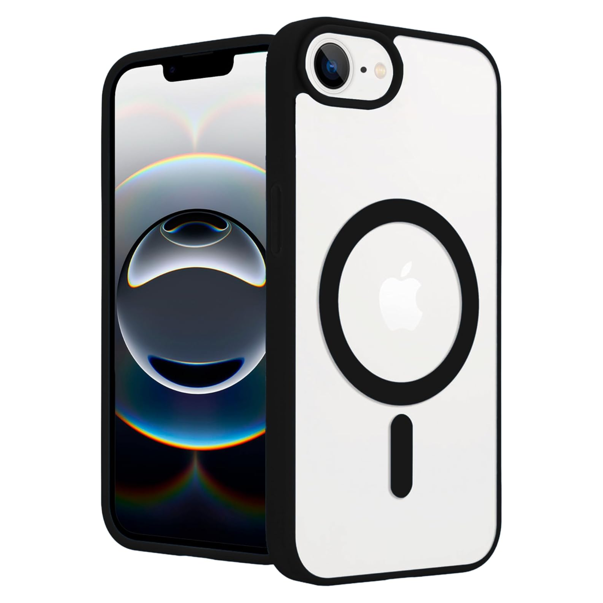 Foto 7 pulgar | Mr. Gadgets Funda Para Iphone 16e Clear Case Compatible Con Carga Inalámbrica De Uso Rudo  Diseño Con Bordes De Silico