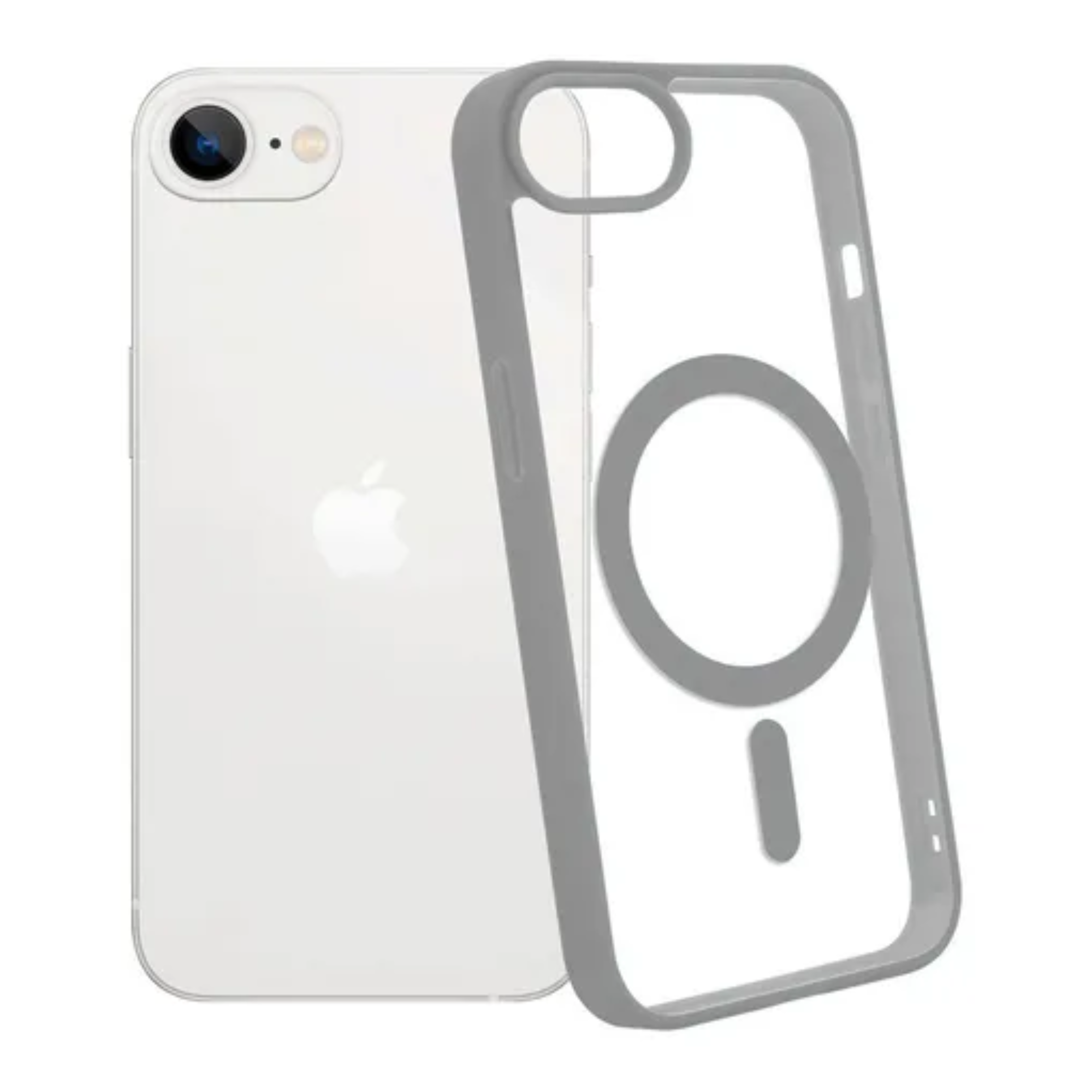 Foto 2 | Mr. Gadgets Funda Transparente Color Compatible Con Magsafe Silicona Acrilico Clear Color Case Carcasa Para Iphone
