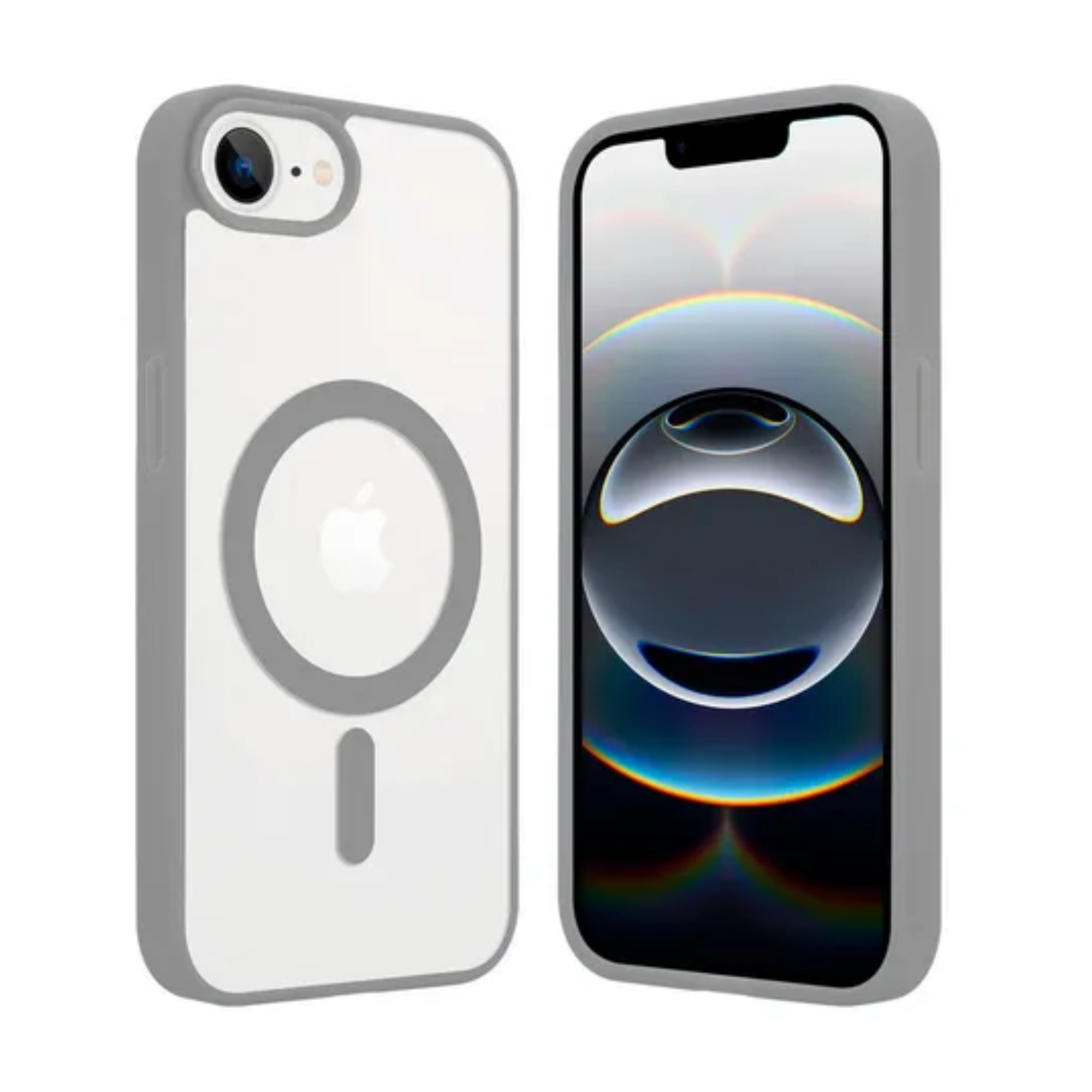 Foto 4 | Mr. Gadgets Funda Transparente Color Compatible Con Magsafe Silicona Acrilico Clear Color Case Carcasa Para Iphone