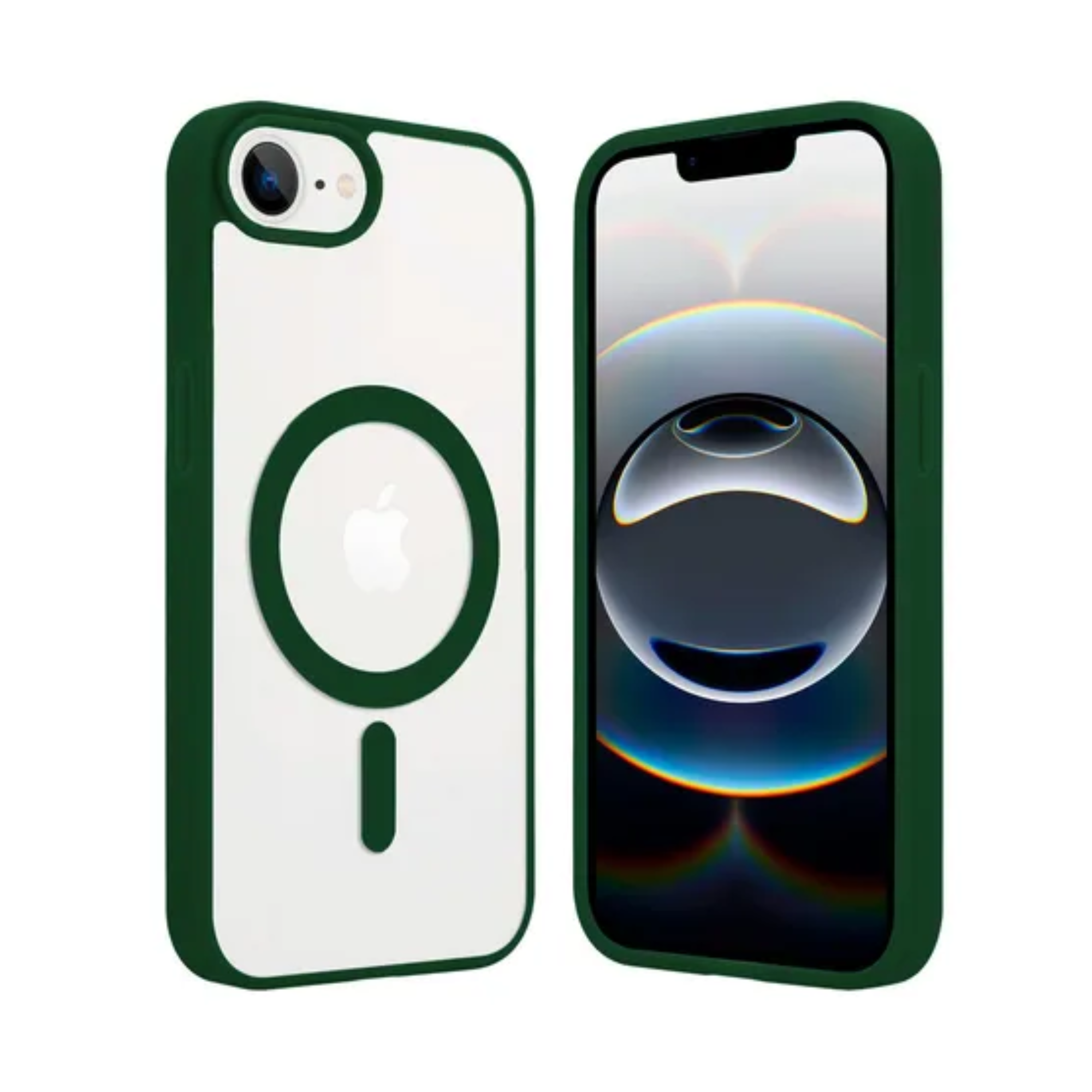 Foto 3 pulgar | Mr. Gadgets Funda Transparente Color Compatible Con Magsafe Silicona Acrilico Clear Color Case Carcasa Para Iphone 16e