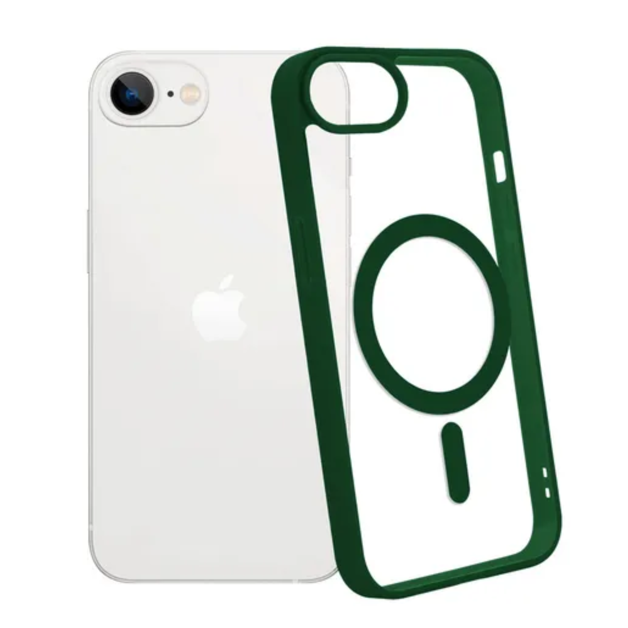 Foto 5 pulgar | Mr. Gadgets Funda Transparente Color Compatible Con Magsafe Silicona Acrilico Clear Color Case Carcasa Para Iphone 16e