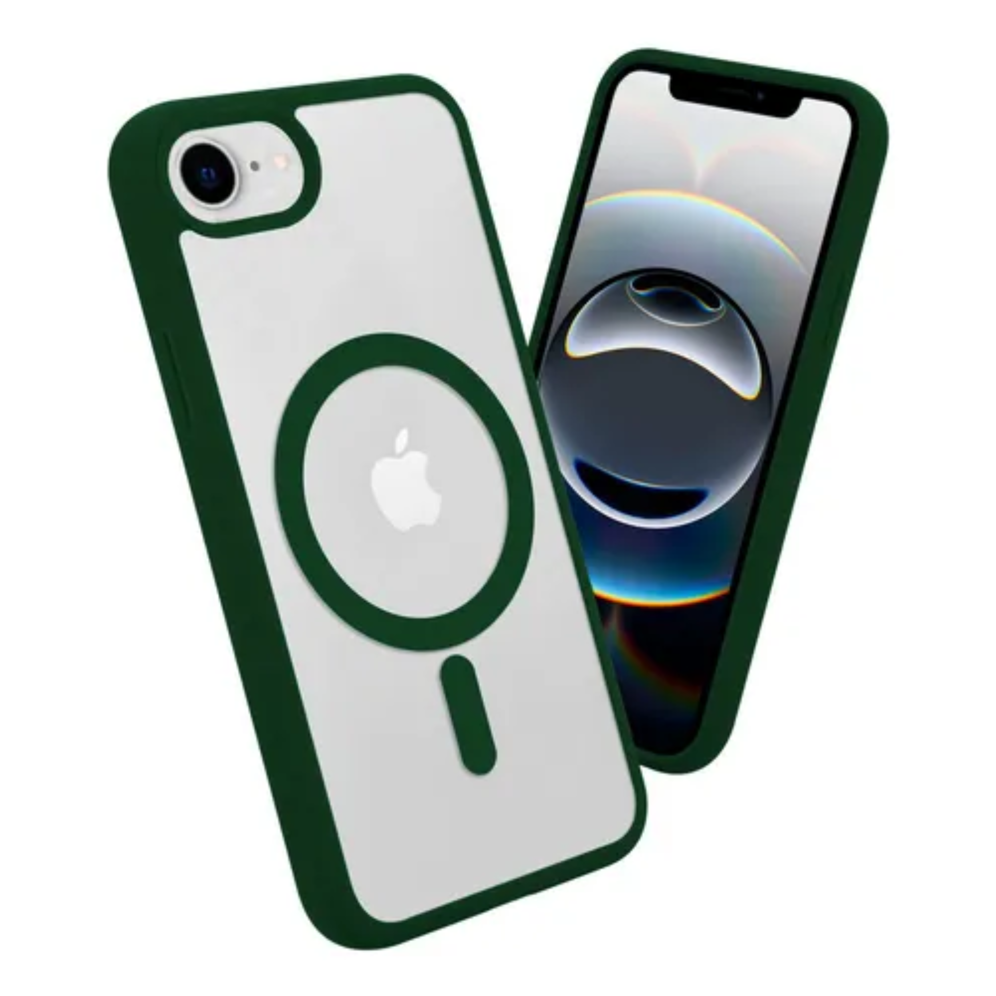 Foto 6 | Mr. Gadgets Funda Transparente Color Compatible Con Magsafe Silicona Acrilico Clear Color Case Carcasa Para Iphone 16e