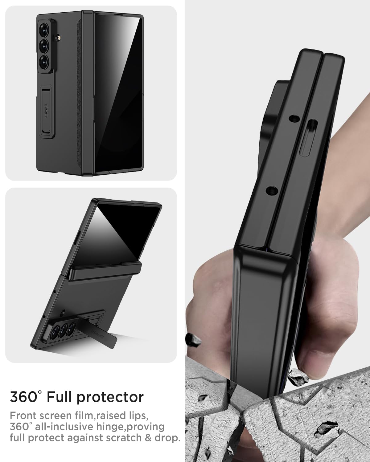 Foto 6 pulgar | Funda Miimall Para Samsung Galaxy Z Fold 7 Con Pantalla De Privacidad - Venta Internacional.