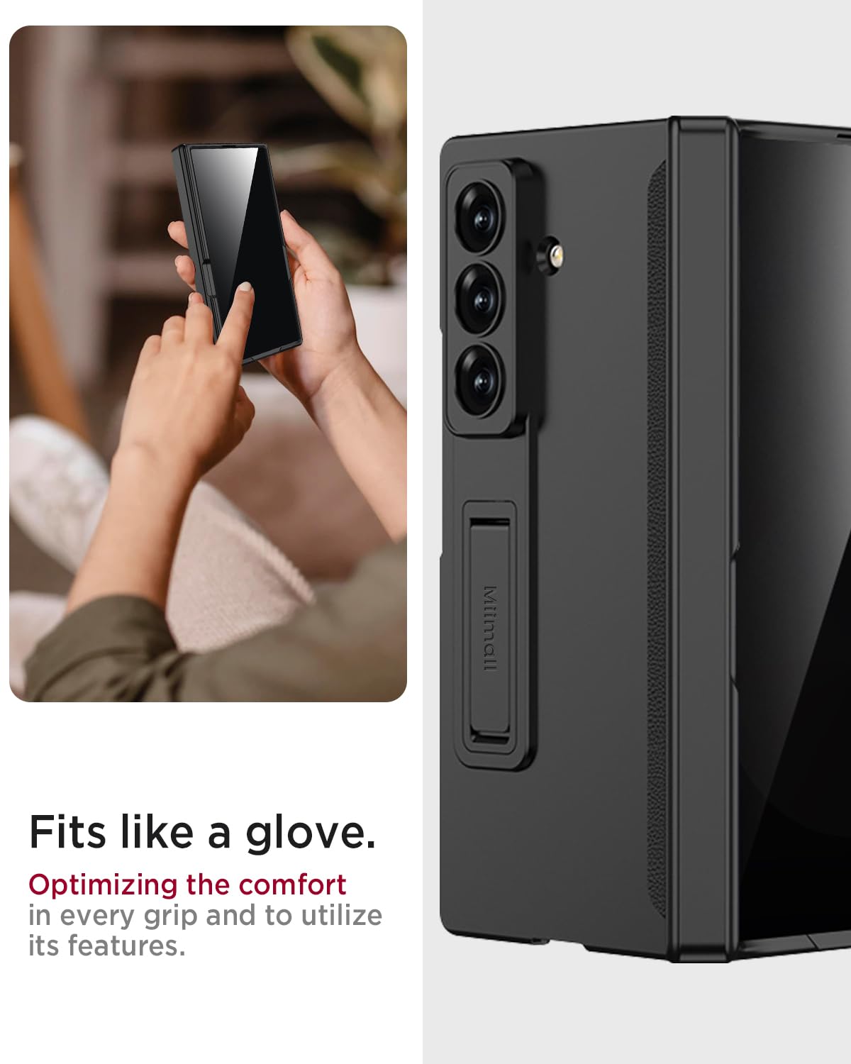 Foto 8 pulgar | Funda Miimall Para Samsung Galaxy Z Fold 7 Con Pantalla De Privacidad - Venta Internacional.