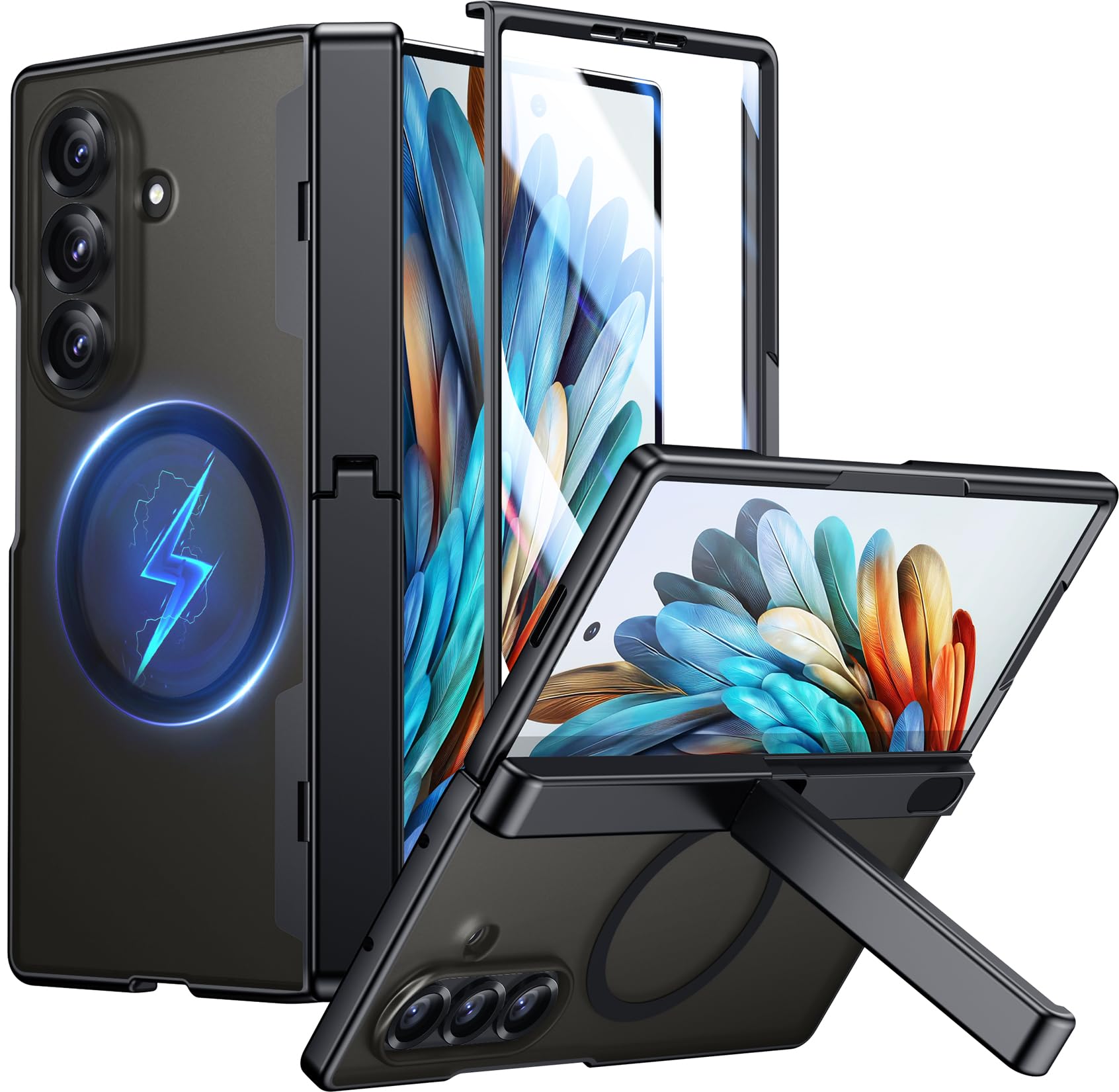 Funda Magnética Temdan Con Pantalla Hd Para Samsung Z Fold 7 - Venta Internacional.