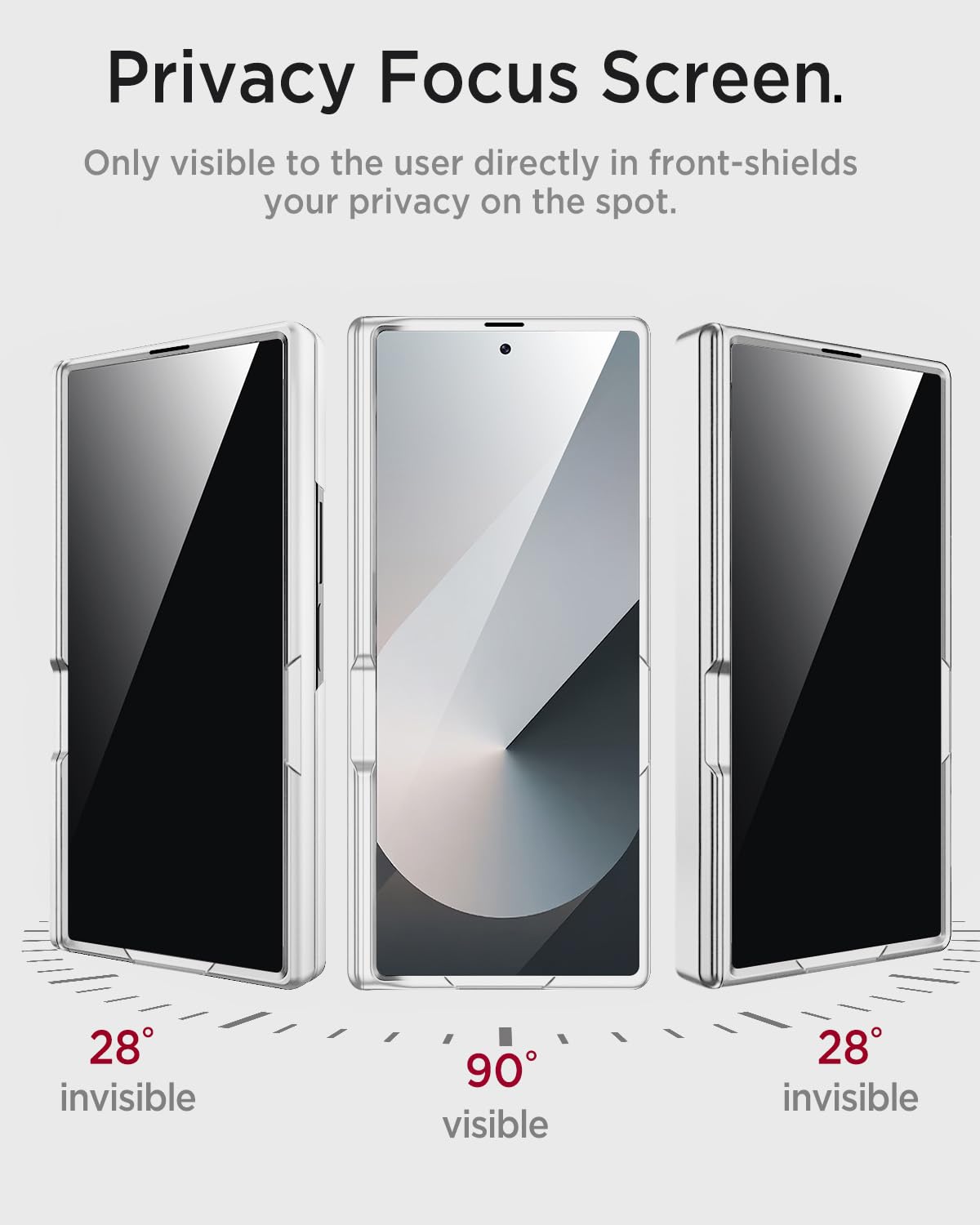 Foto 3 pulgar | Funda De Teléfono Miimall Para Samsung Galaxy Z Fold 7 Con Protector De Pantalla - Venta Internacional.