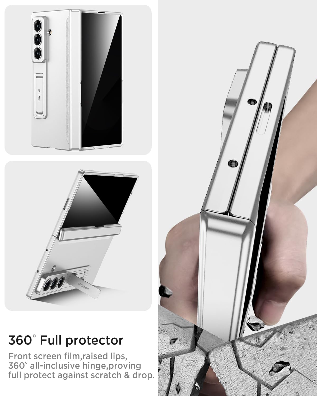Foto 6 pulgar | Funda De Teléfono Miimall Para Samsung Galaxy Z Fold 7 Con Protector De Pantalla - Venta Internacional.