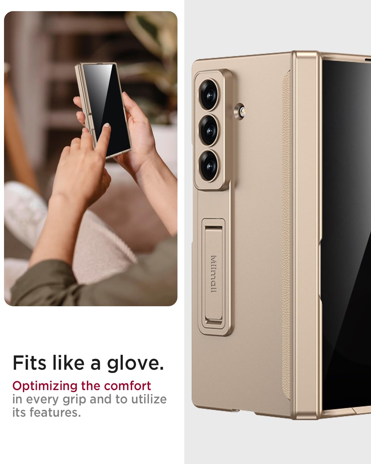 Foto 7 pulgar | Funda Miimall Para Samsung Galaxy Z Fold 7 Con Pantalla De Privacidad - Venta Internacional.