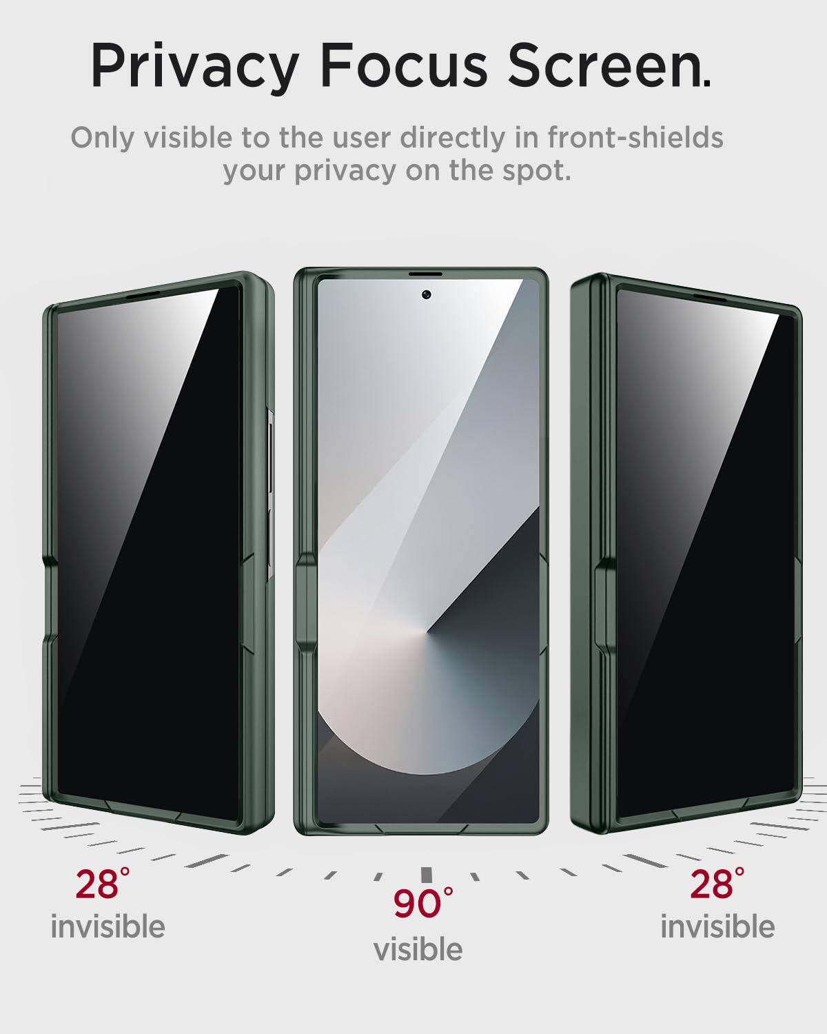 Foto 3 pulgar | Funda De Teléfono Miimall Para Samsung Galaxy Z Fold 7 Con Protector De Pantalla - Venta Internacional.