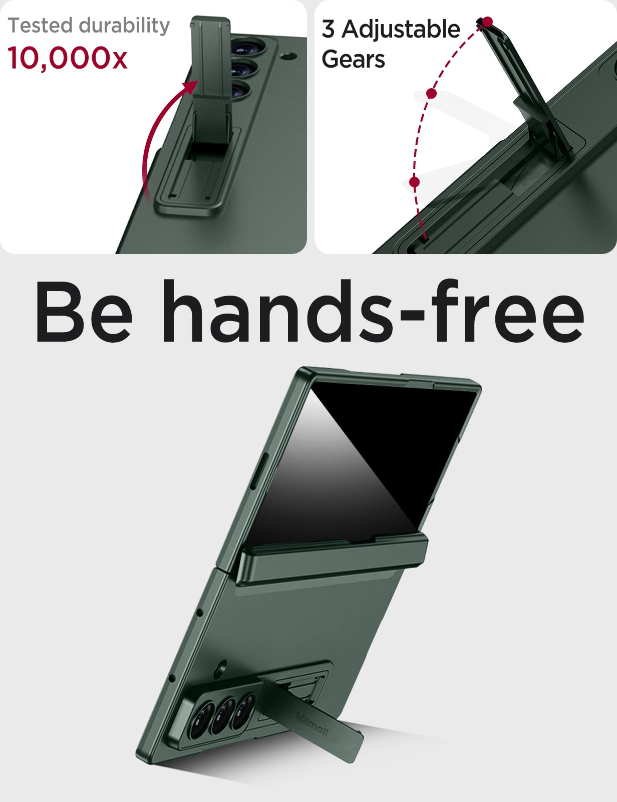 Foto 7 pulgar | Funda De Teléfono Miimall Para Samsung Galaxy Z Fold 7 Con Protector De Pantalla - Venta Internacional.