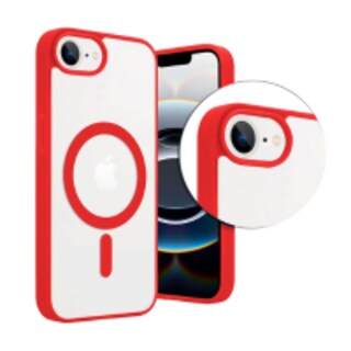 Foto 2 | Mr. Gadgets Funda Transparente Color Compatible Con Magsafe Silicona Acrilico Clear Color Case Carcasa Para Iphone 16e