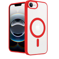 Foto 7 pulgar | Mr. Gadgets Funda Transparente Color Compatible Con Magsafe Silicona Acrilico Clear Color Case Carcasa Para Iphone 16e
