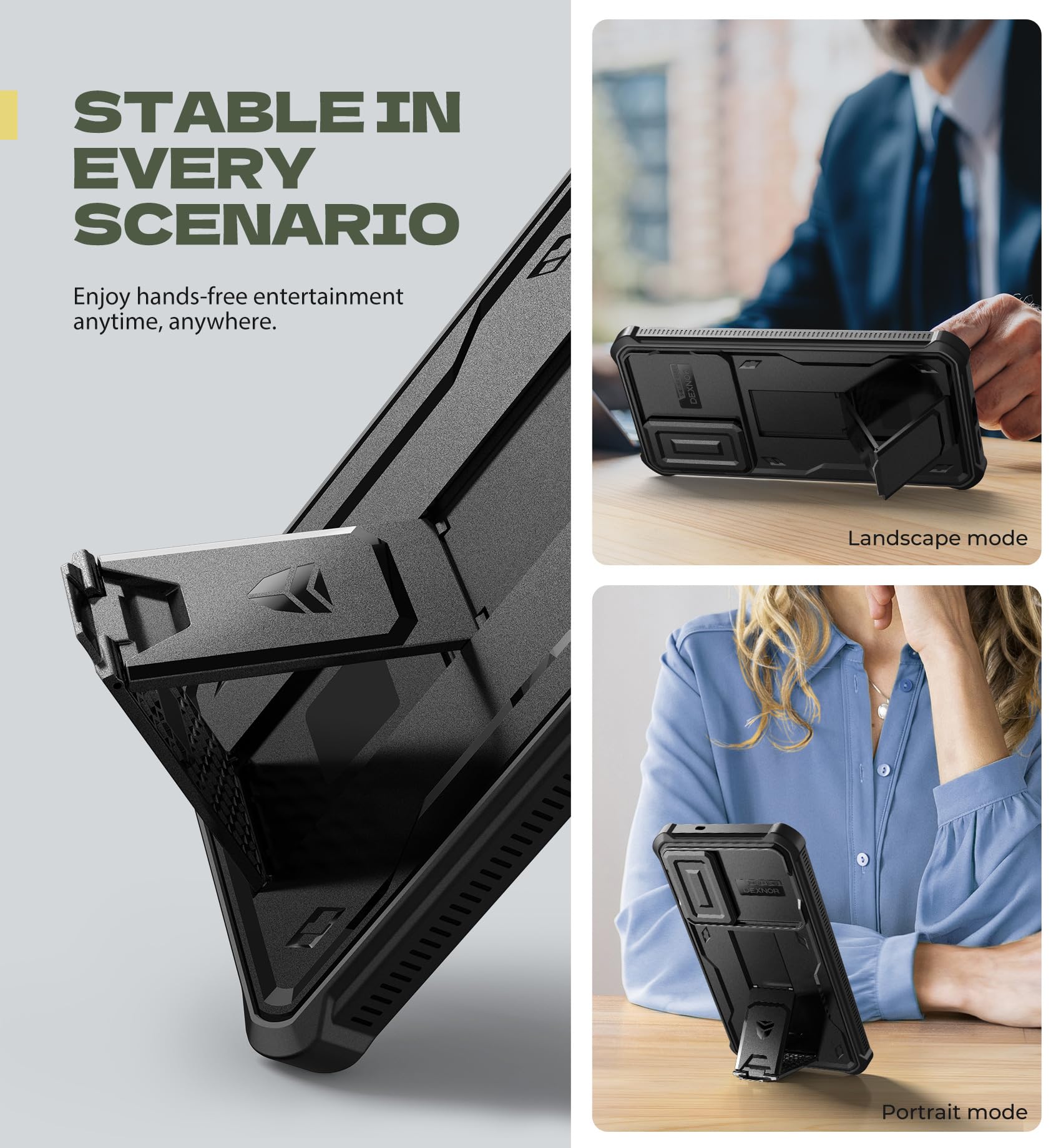 Foto 4 | Funda Dexnor Para Samsung Galaxy S25 Edge Con Funda De Cámara Negra - Venta Internacional.