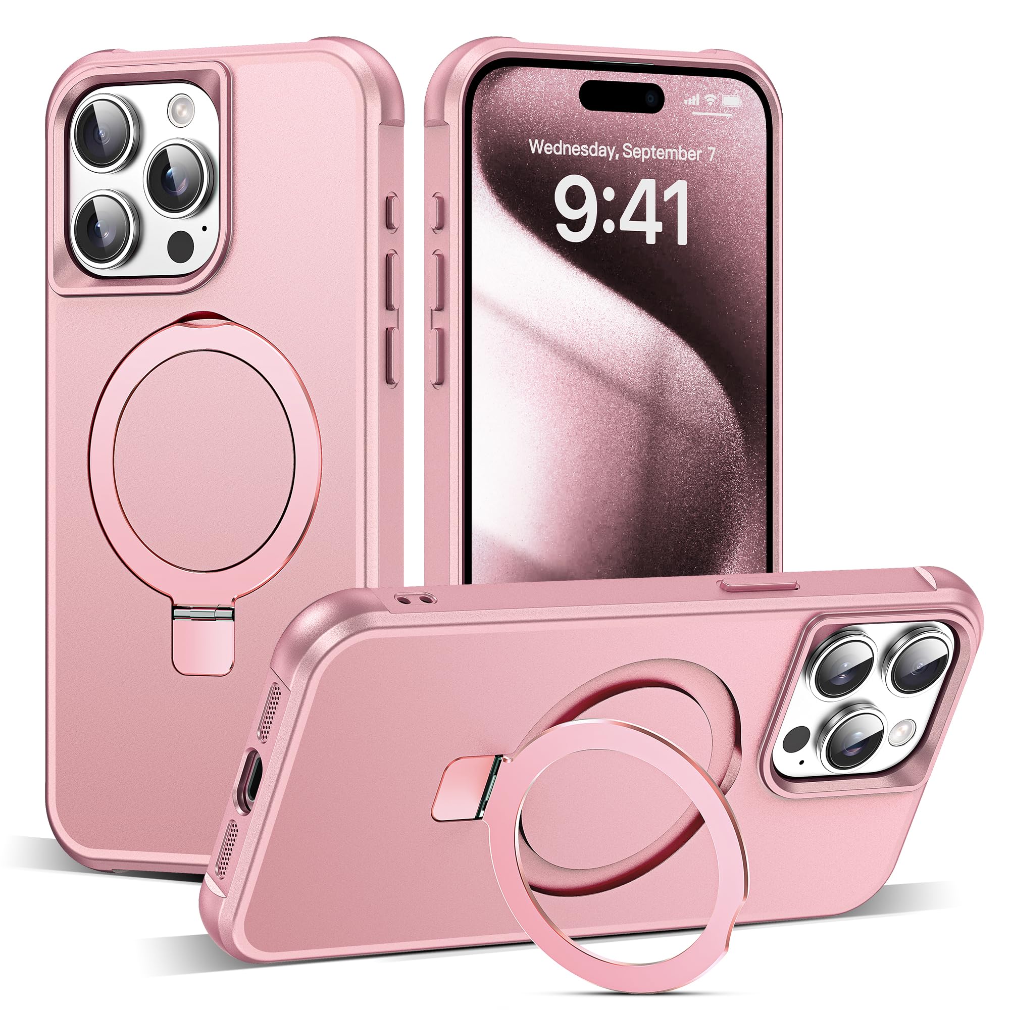 Funda De Teléfono Tianli Diseñada Para Iphone 15 Pro Con Soporte Anular - Venta Internacional.