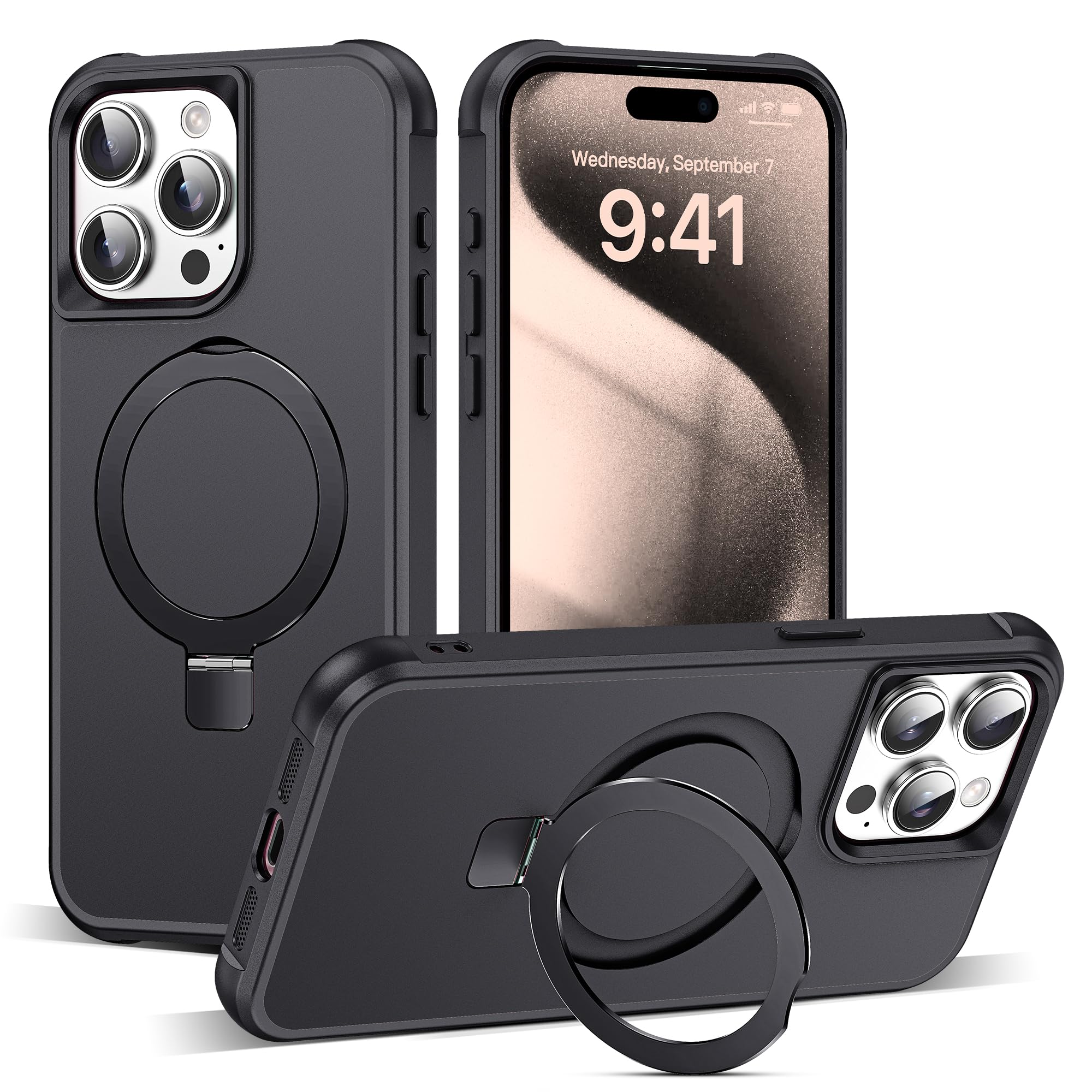 Funda De Teléfono Tianli Diseñada Para Iphone 15 Pro Con Soporte Anular - Venta Internacional.